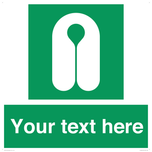 Custom sign safe condition Lifejacket